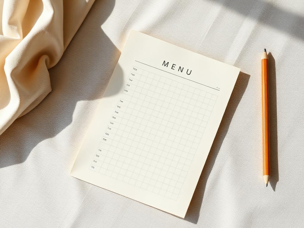 Planner settimanale cartaceo